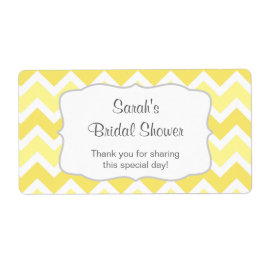 Gelbes Zickzack Wasser Flasche oder Gefallen - u p