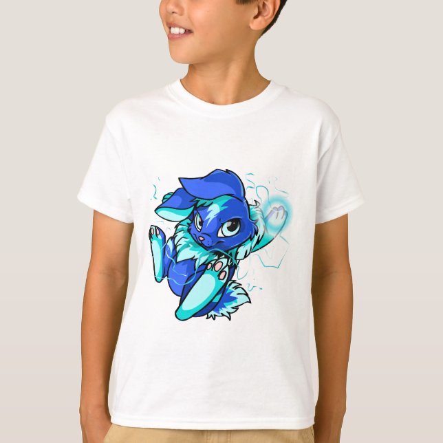 Gelbes Zybsonn mit Sternen T-Shirt (Vorderseite)