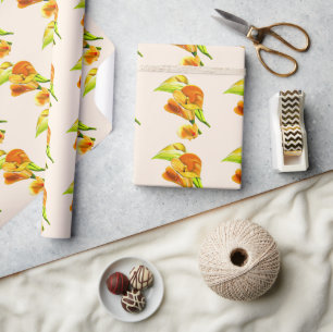 Gelbfärbung Geschenkpapier