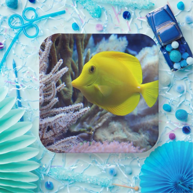 Gelbfisch Pappteller (Party)