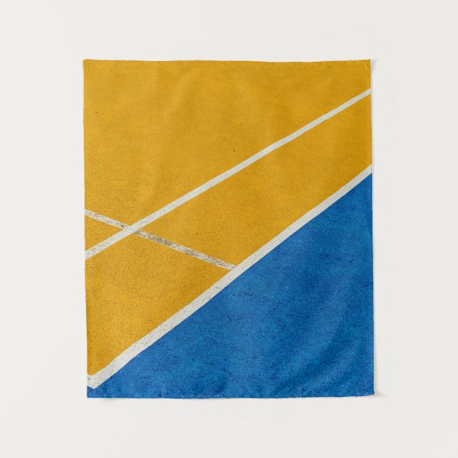 Gelbflächendecke Wandteppich (Vorderseite)