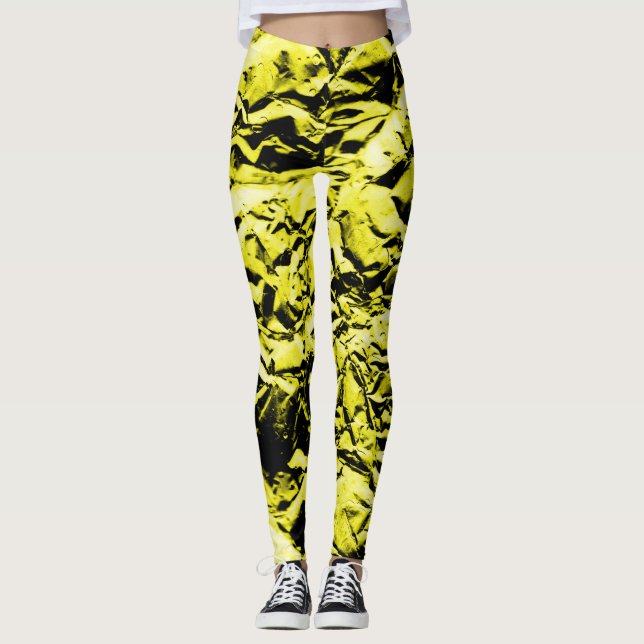 Gelbfolie #2 leggings (Vorderseite)