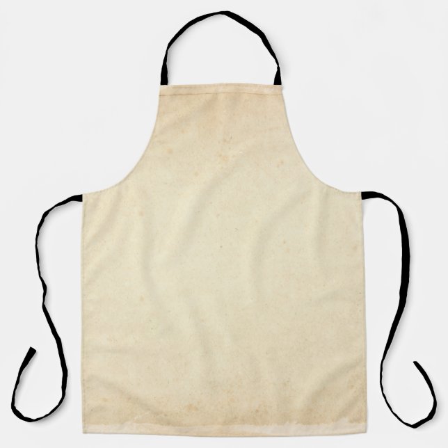 Gelbgelbe Papiertextur Schürze (Vorderseite)