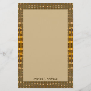 Gelbgoldbraun Briefpapier