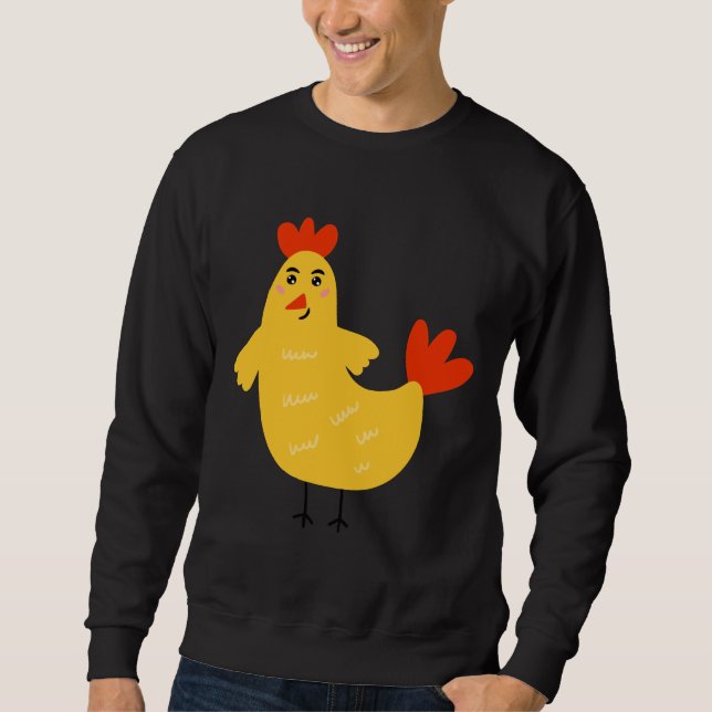 Gelbhühner Sweatshirt (Vorderseite)