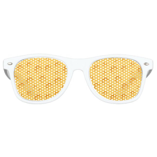 Gelbkäse-Muster Sonnenbrille (Vorderseite)