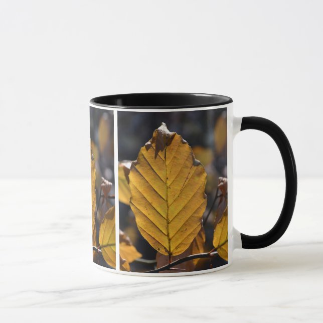 Gelbleder-Tasse Tasse (Rechts)