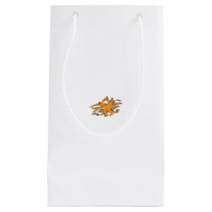 gelblich-orange, orange-gelb dekorativ kleine geschenktüte