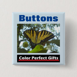 Gelbmonarch Button