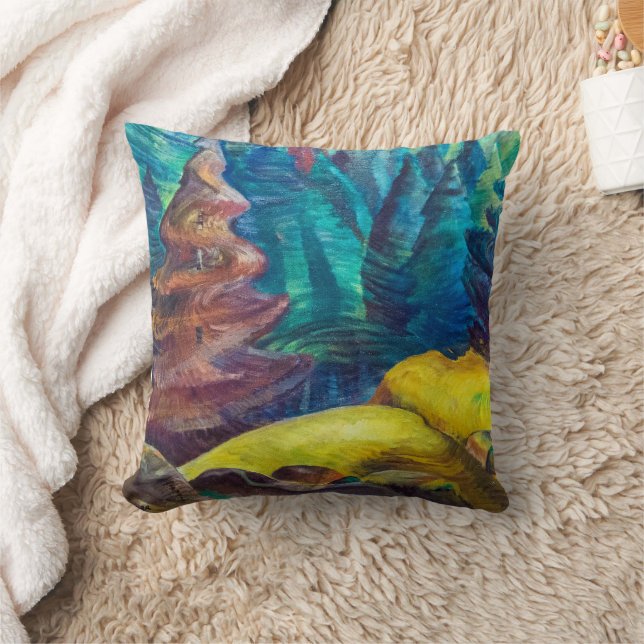 Gelbmoos | Emily Carr | Kissen (Decke)