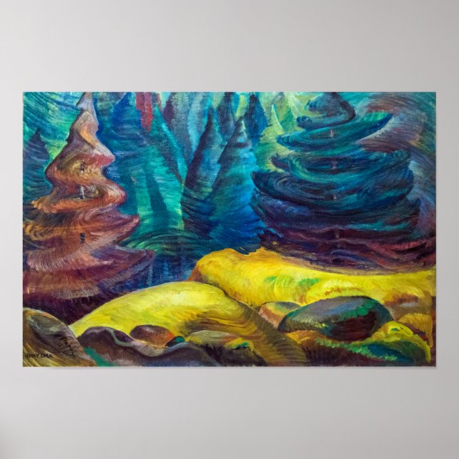 Gelbmoos | Emily Carr | Poster (Vorne)