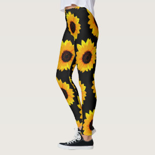 Gelbölgemalte Sonnenblumen, Leggings