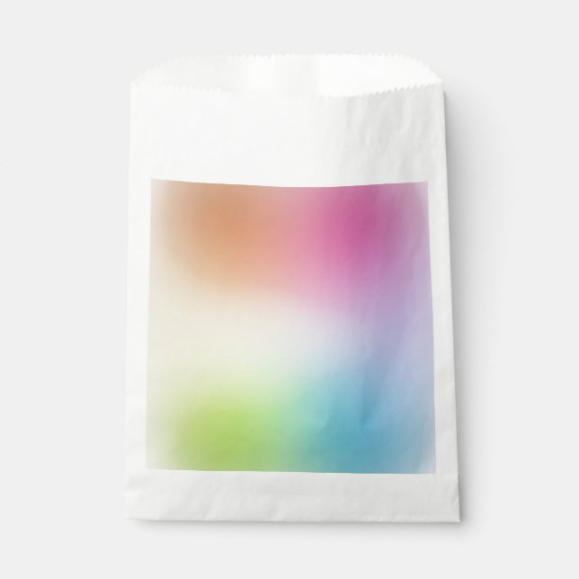 Gelborange Blau Grün Rosa Lila farbig Geschenktütchen (Vorderseite)