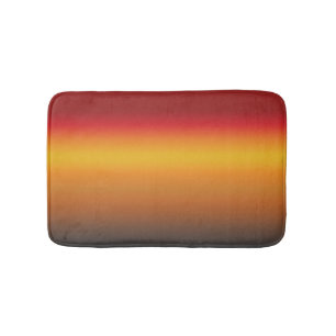 Gelborange Orange Yellow Ombre Badematte
