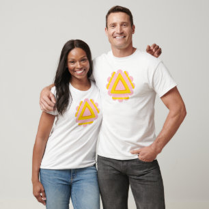 Gelborange Rosa Blume (#1 & #2) T - Shirt