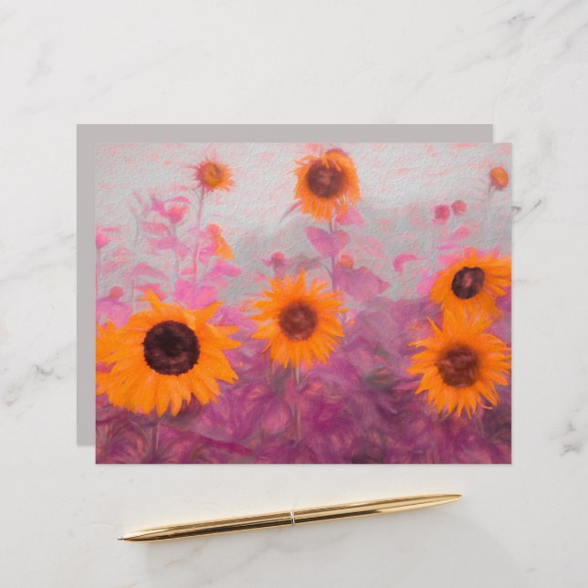 Gelborngelb-Lila Herbst (Vorderseite/Rückseite Beispiel)