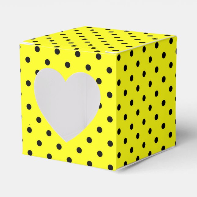 Gelbpolster Punkt Geschenkschachtel (Vorderseite)