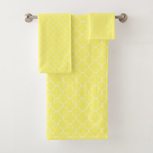 Gelbquatrefolie Badhandtuch Set (Insitu)