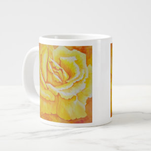Gelbrosa Jumbo-Tasse