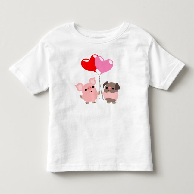 Gelbschweine (Cartoon Schweine) Kinder T - Shirt (Vorderseite)