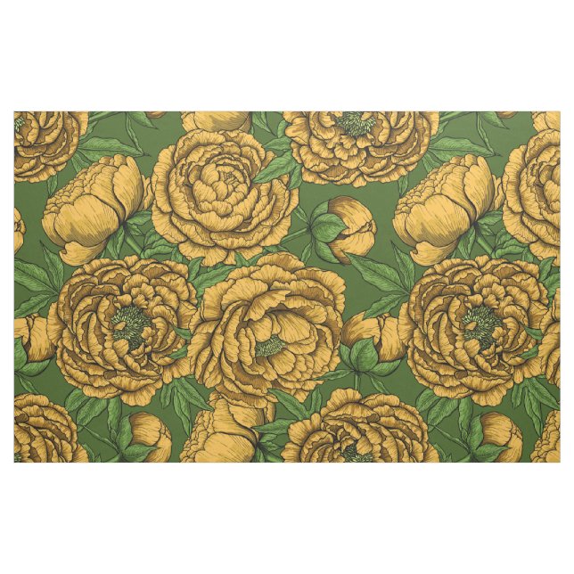 Gelbsteinstrauch Stoff (Fat Quarter (45,7 x 55,9 cm))
