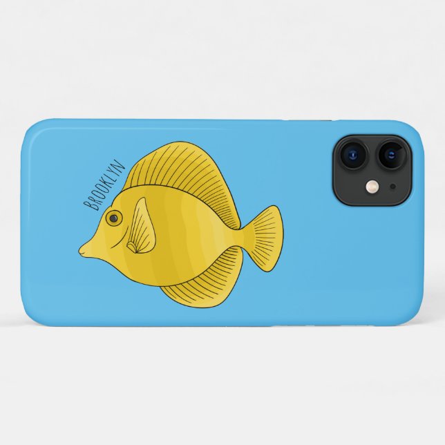 Gelbtang-Cartoon Case-Mate iPhone Hülle (Rückseite (Horizontal))
