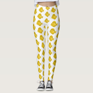 Gelbtang-Cartoon Leggings