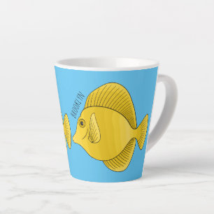 Gelbtang-Cartoon Milchtasse