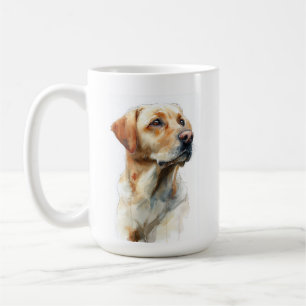 Gelbwasserfarbe des Labrador Retrievers Kaffeetasse