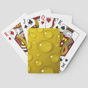 Gelbwassertropfen Hintergrund Spielkarten