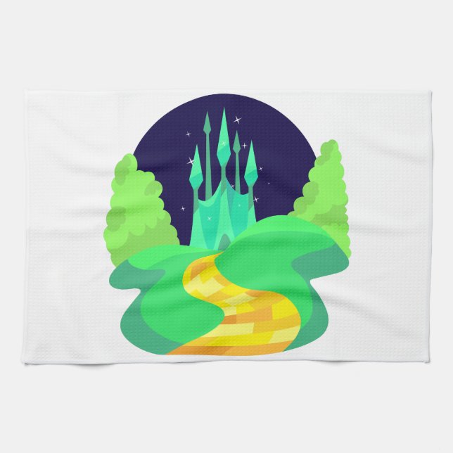 Gelbziegelstraße Handtuch (Horizontal)