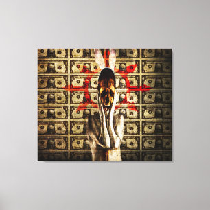 Geld 2013 leinwanddruck