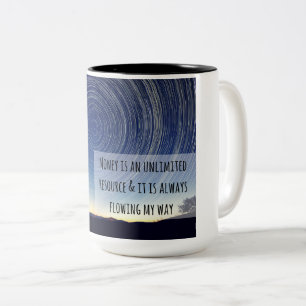 Geld-Bestätigungs-Tasse Zweifarbige Tasse