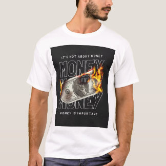 "Geld brennen". "Money Inferno" T-Shirt