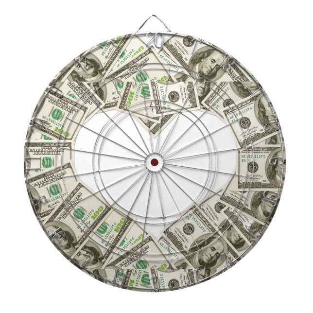 Geld Dartboard Dartscheibe (vorne)