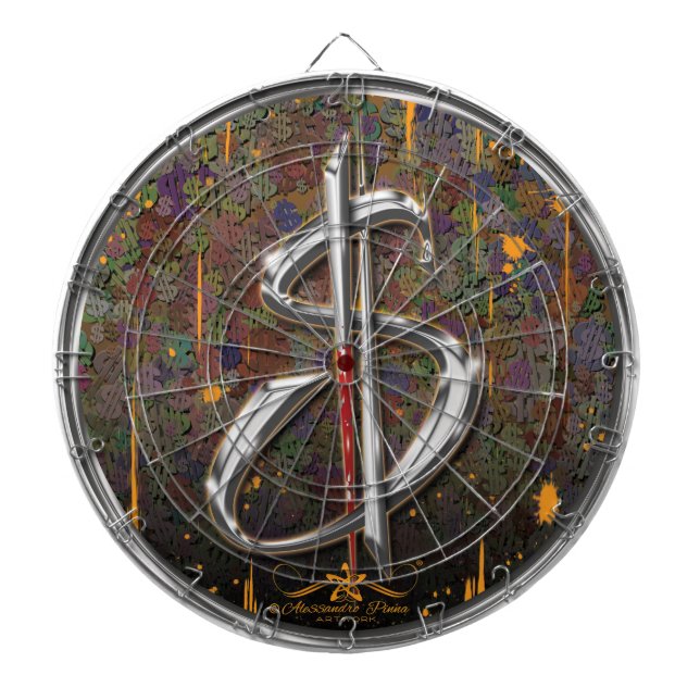 GELD DARTSCHEIBE (vorne)