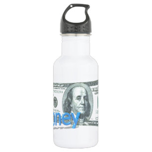 Geld Edelstahlflasche