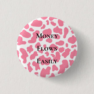 Geld fließt leicht Geld Affirmation Manifestation Button