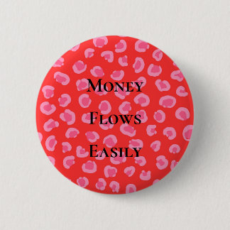 Geld fließt leicht Geld Affirmation Manifestation Button