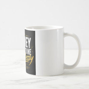 Geld fließt mühelos zu mir – Luxusreichtum Min Kaffeetasse