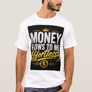Geld fließt mühelos zu mir – Luxusreichtum Min T-Shirt