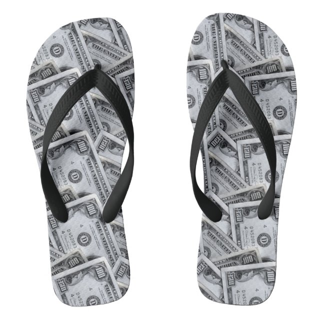 Geld Flip Flops (Fußbett)