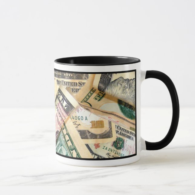 GELD GESCHAFFEN! (Dollar) Tasse (Rechts)