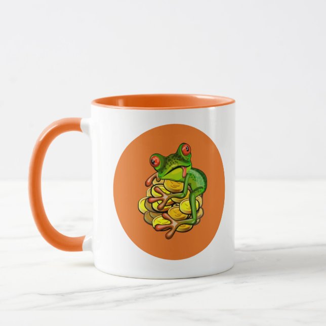Geld Grubbing Toad Tasse (Links)