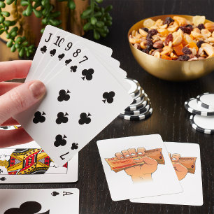 Geld halten spielkarten