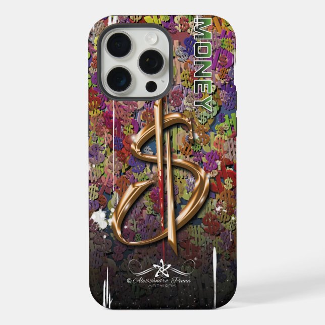 GELD iPhone 15 PRO MAX HÜLLE (Rückseite)