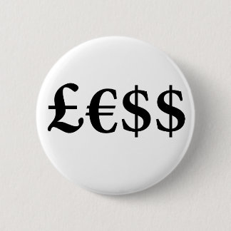 Geld ist kleiner wert button