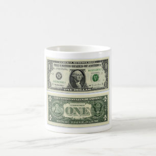 Geld Kaffeetasse