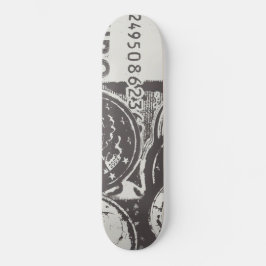Geld lässt die Welt umgehen Skateboard