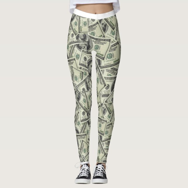 Geld Leggings (Vorderseite)